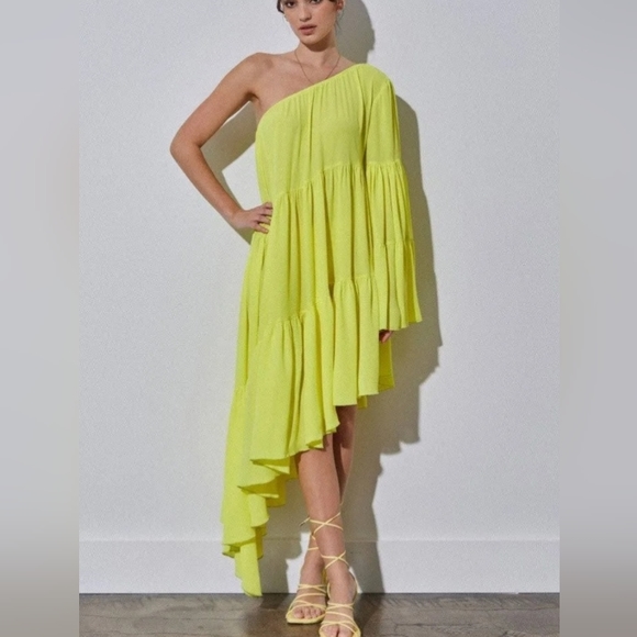 Strut and Bolt Dresses Strut And Bolt Layered Limelight Flutter